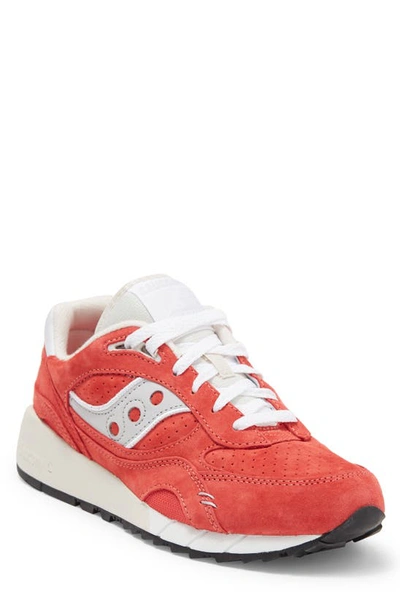Saucony Shadow 6000 Sneakers In Red Suede