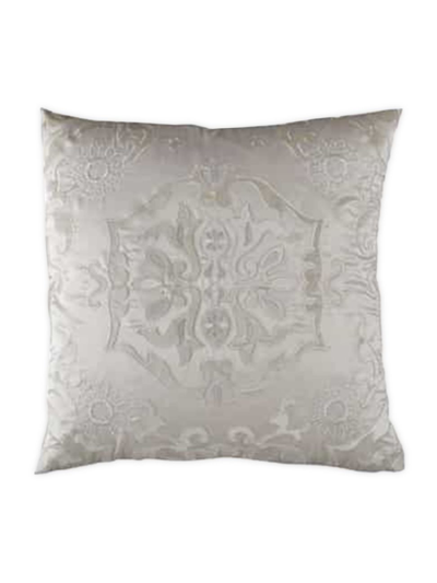 Lili Alessandra Morocco Square Pillow In Ivory