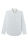 Billy Reid Msl Cotton Shirt In White