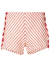Dodo Bar Or Striped Tassel Shorts In Red