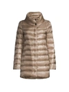 Herno Iconico Quilted Down Jacket In Beige
