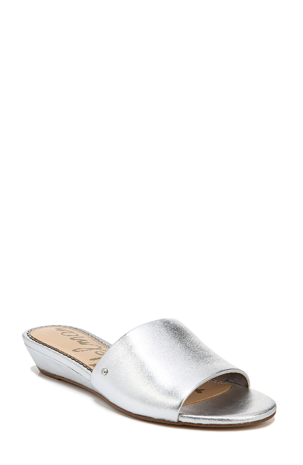 sam edelman silver sandals