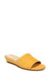 Sam Edelman Liliana Slide Sandal In Yellow Suede