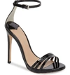 Tony Bianco Aroma Strappy Sandal In Black Patent Leather