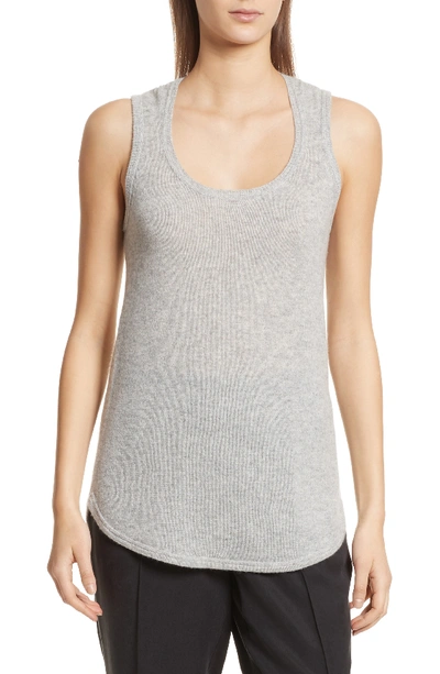 Atm Anthony Thomas Melillo Cashmere Sweater Tank In Heather Grey