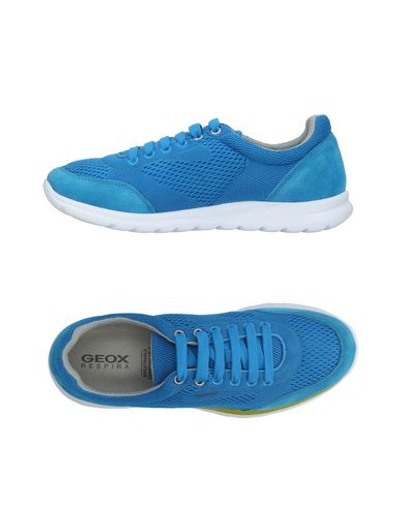 Geox Sneakers In Azure