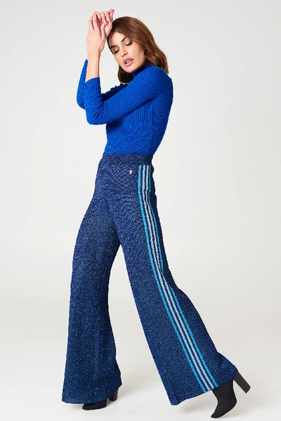 Twinset Pantalone Blu Royal Pants - Blue