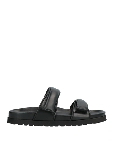 Gia X Pernille Teisbaek Sandals In Black