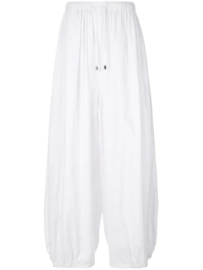 Unconditional Loose Fit Trousers - White