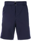 Prada Chinoshorts Mit Gürtel - Blau In Blue