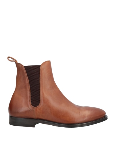 Alberto Fasciani Ankle Boots In Brown