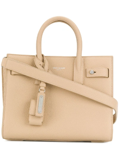 Saint Laurent Mini Sac De Jour - Neutrals In Neutrals