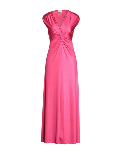 Berna Long Dresses In Pink