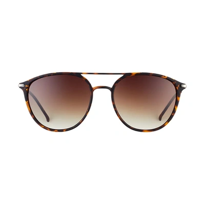 Eddie Bauer 55mm Aviator Polarized Sunglasses In Brown