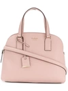 Kate Spade Logo Plaque Tote In Pink