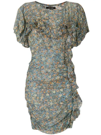 Isabel Marant Fitted Floral Dress In Multicolour