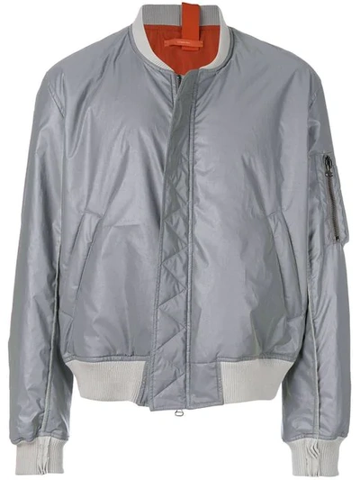 Komakino Reflective Bomber Jacket - Metallic