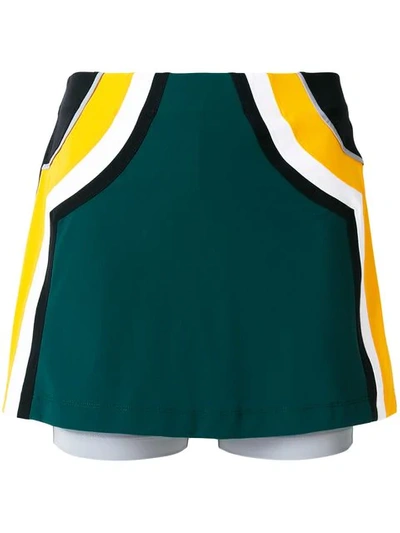 No Ka'oi No Ka' Oi Color Block Layered Shorts - Multicolour