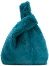 Simonetta Ravizza Furrissima Tote In Blue