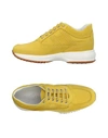 Hogan Sneakers In Yellow