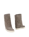 Casadei Ankle Boots In Light Grey