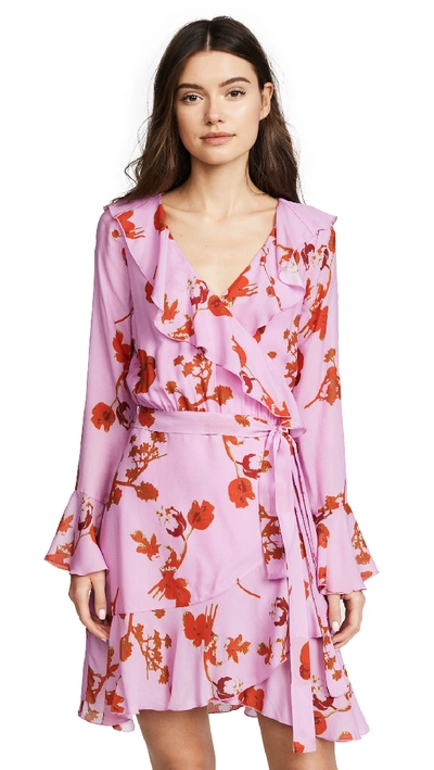 CYNTHIA ROWLEY MALIBU RUFFLE MINI DRESS 