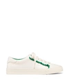 Tory Sport Ruffle Sneakers In Snow White/vineyard