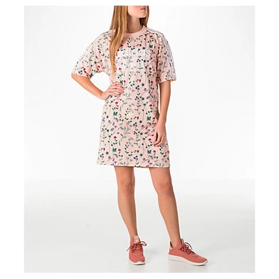 open lace back dress Adidas Originals Women's Tank Long Dress, Clear Pink, XL : Clothing, Shoes  & Jewelry main image 1