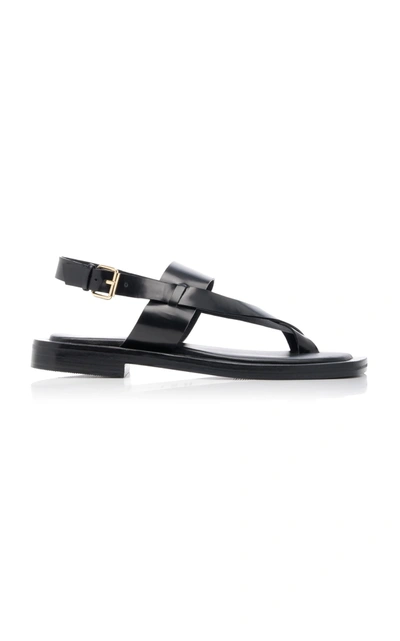 A.emery Women's Remi Leather Sandals In White,black