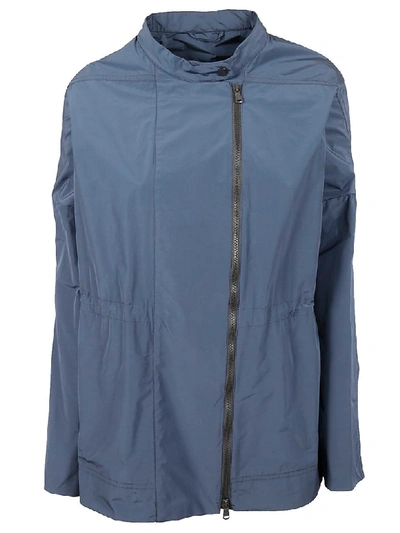 Brunello Cucinelli Zip-up Jacket In Blue