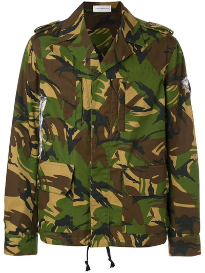 Faith Connexion Camouflage Print Jacket In 220