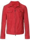 Desa Zipped Jacket In Red