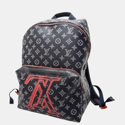 Pre-owned Louis Vuitton Limited Edition Monogram Ink Upside Down Apollo  Backpack In Navy Blue