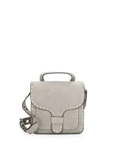 Rebecca Minkoff Midnighter Leather Top Handle Bag In Grey