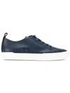 Fendi Classic Lace-up Sneakers - Blue