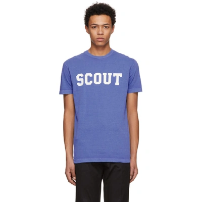 Dsquared2 Blue 'scout' Long Cool T-shirt