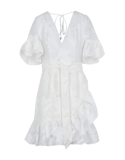 C/meo Collective Short Dress In White