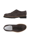 Alberto Guardiani Laced Shoes In Dark Brown