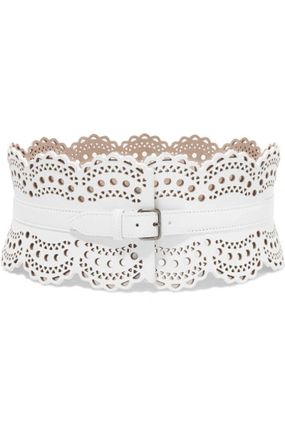 Alaïa Vienne Laser-cut Leather Waist Belt