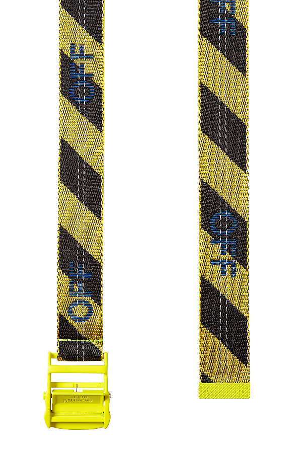 Off-white Industrial Fabric Belt In Yellow | ModeSens