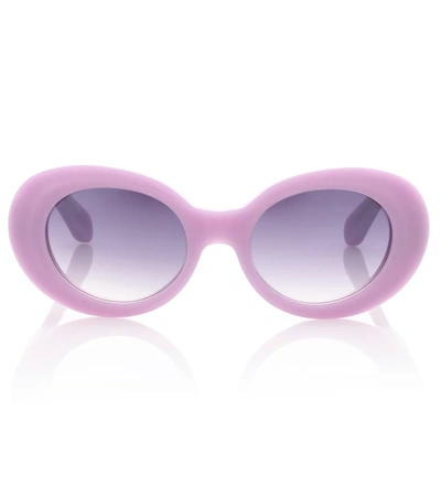 Acne Studios Purple Mustang Sunglasses