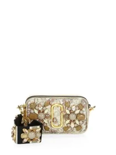 MARC JACOBS Snapshot Floral Embellished Camera Bag 