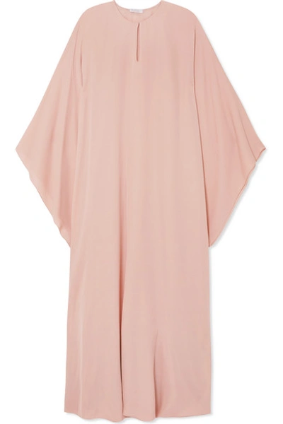 Reem Acra Draped Silk-georgette Gown