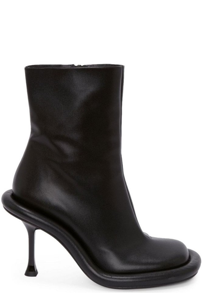 Jw Anderson Bumper-tube High Heel Ankle Boots In Black