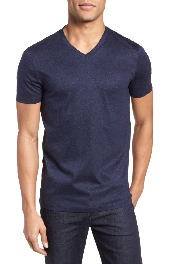 hugo boss slim fit v neck t shirt