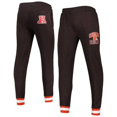 Starter Brown Cleveland Browns Blitz Fleece Jogger Pants