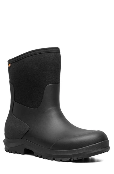 Bogs Sauvie Basin Waterproof Rain Boot In Black