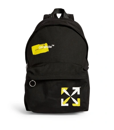Off-white Kids' Arrows Logo Backpack In Black