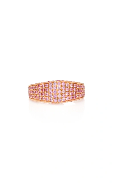 Ralph Masri Sapphire Band Ring In Pink
