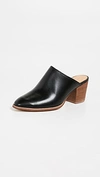 Madewell The Harper Mule In Black Leather